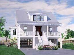 Coastal home plans on stilts.some topsider stilt houses have been designed on steel pilings that are more than 25 feet tall. Seabright Cottage Coastal House Plans From Coastal Home Plans