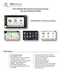 The rv gps app includes rand mcnally's navigation and routing for rvs, plus rv tools, features, and points of interest. Xite 2015 Xsg2na X2s Infotainment System Family With Rand Mcnally Rv Gps Manualzz