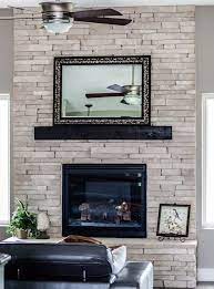Table Rock Co Stone Fireplace