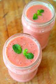 healthy yummy protein fruit smoothie