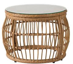 Wicker Round Coffee Table The