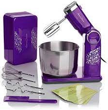 Lorena Garcia Sleek & Smart 10-piece Collapsible Stand Mixer with Storage  Case (Perfect Purple) : Amazon.in: Home Improvement