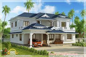 4 Bhk Kerala Style House Elevation