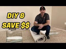 how to remove carpet underpad you