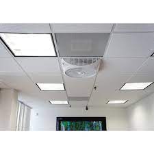 white dc motor drop ceiling fan