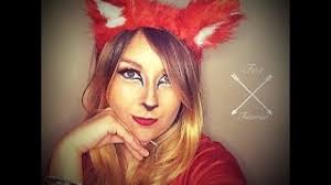 halloween look fox makeup tutorial