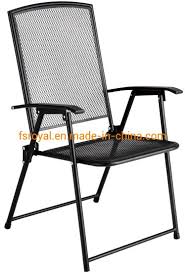 Metal Frame Black Mesh Dining Chair