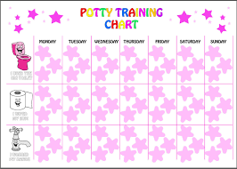 Reusable Girls Potty Training Reward Chart 63 Star Stickers And A4 Chart