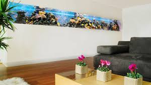22 Contemporary Living Room Designs with Fish Tanks | Home Design Lover gambar png
