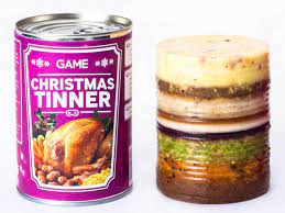 A baked ham, some scalloped potatoes, green beans, and candy for dessert isn't the worst easter dinner one can make. Christmas Dinner In A Can Is Made With 9 Layers Of Holiday Dishes