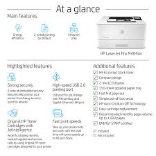 Enter the hardware model to search for the driver. Hp Laserjet Pro M404dn A4 Mono Laser Printer W1a53a