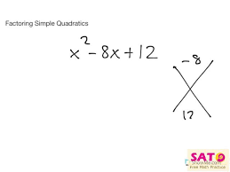 Factoring Simple Quadratics You