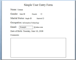 create user entry forms in word 2010