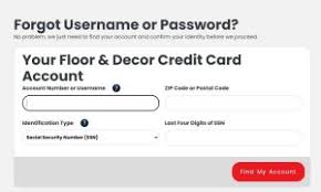 floor and decor credit card login