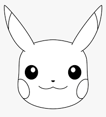 Baby cute pikachu coloring pages. Pikachu Face Coloring Page Hd Png Download Transparent Png Image Pngitem