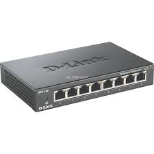10/100/1000mbps 8port fast ethernet lan desktop rj45 network switch hub adapter'. D Link Dgs 108 Switch Schwarz