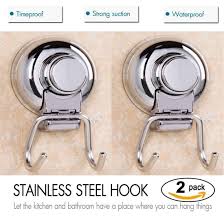 Strong suction cups with hooks. Buy Kitchen Towel Hooks Suction Cup Hooks Vacumn Home Storage Hooks Strong Suction Cup Double Hook Suction Cup Towel Hook Towel Hanger Stainless Steel Hook For Bathroom Kitchen Flat Smooth Wall Surface