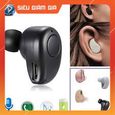 Tai nghe nhét tai Bluetooth không dây nhỏ gọn tiện lợi kèm phụ kiện HÀNG  LOẠI 1