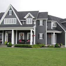 gray exterior house colors design ideas
