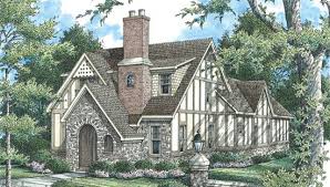 Cute Cottage House Plan With Tudor