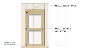shed single door diy plans build