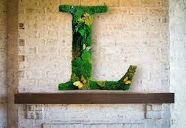 Moss Letters Wooden Letters For