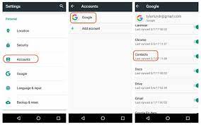 how to backup android contacts to gmail