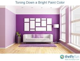 toning down a bright paint color room