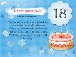 To help you find the right words for a card, text, or social media post, here's a list of ideas for wishing someone a happy 18th birthday. 18th Birthday Wishes Messages And Greetings 365greetings Com Birthday Wishes For Daughter Birthday Wishes Messages Happy Birthday For Her