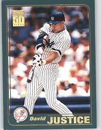 Ross played college baseball for auburn university and the university of florida and participated in two college world series. 2001 Topps 491 David Justice New York Yankees Baseball Cards At Amazon S Sports Collectibles Store