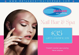 50 gift certificate deluxe nail bar