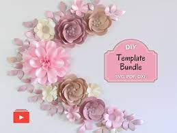 paper dahlia tutorial with free