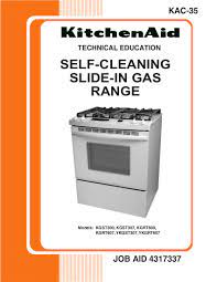kitchenaid slide in gas range service