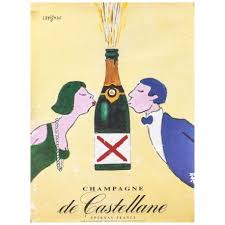 Пару постеров старой рекламы алкоголя. Шампанское De Castellane. История,Алкоголь,Вино,Реклама