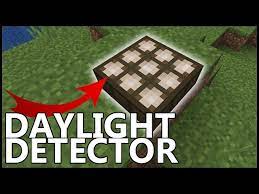 daylight detector in minecraft