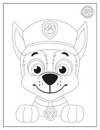 Chase paw patrol coloring pages 10. Best Paw Patrol Printables Of All Time Kids Activities Blog