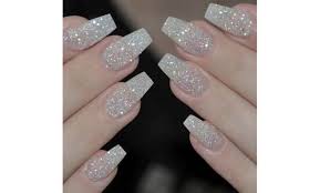 tika 100pcs professional fake nails long ballerina half french acrylic nail tips clear uniform