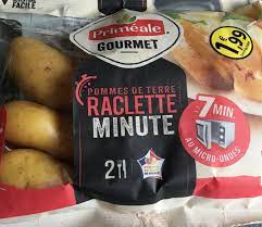 Pommes de terre Raclette Minute - Priméale - 500 g