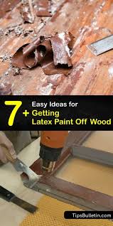 eliminate latex paint stains removing
