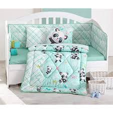 100 cotton nursery crib set for girls