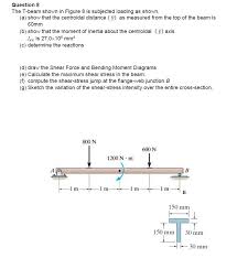 solved question 8 the t beam shown in