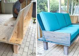 Plywood Couch Build A Diy Outdoor