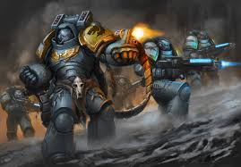This hd wallpaper is about warhammer 40,000, games workshop, space marine, space marines, original wallpaper dimensions is 2560x1600px, file size is 577.72kb. Space Wolves Aggressors Hellblasters By Catherine O Connor Warhammer Warhammer 40k Artwork Warhammer 40k Space Wolves