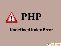notice undefined index error in php