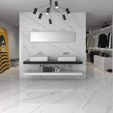 beautiful white high gloss floor tiles