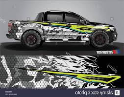 Car Wrap Design Simple Lines With Abstract Background Vector