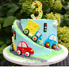 cars and trucks cake my cake