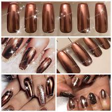 copper nails powder bronze mirror