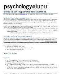 Initial Personal Statement Neurosurgery Personal Statement Review
