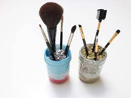 diy makeup brush holder